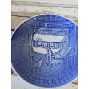 B&g‎ Christmas Eve in The farmhouse 1985 9085 blue